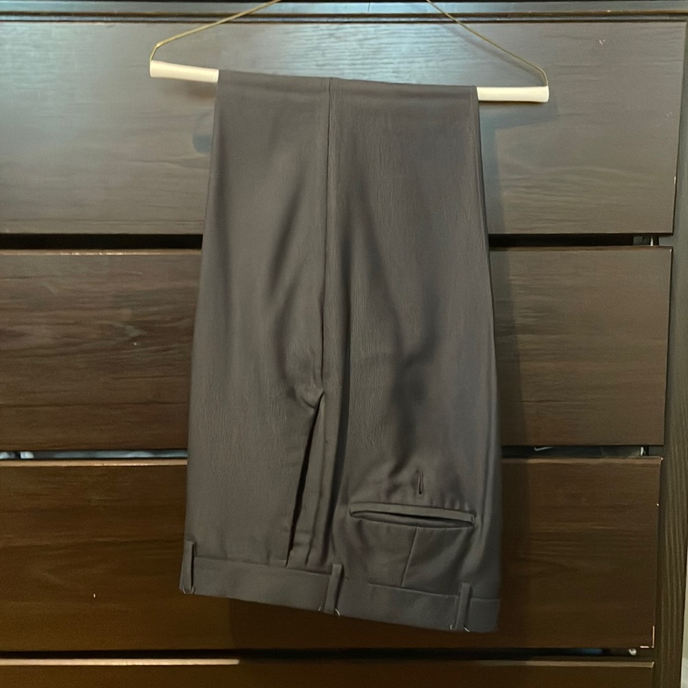 Mens Blue Axist Dress Pants
